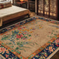 Washable Durable Vintage Floral Decorative Area Rug