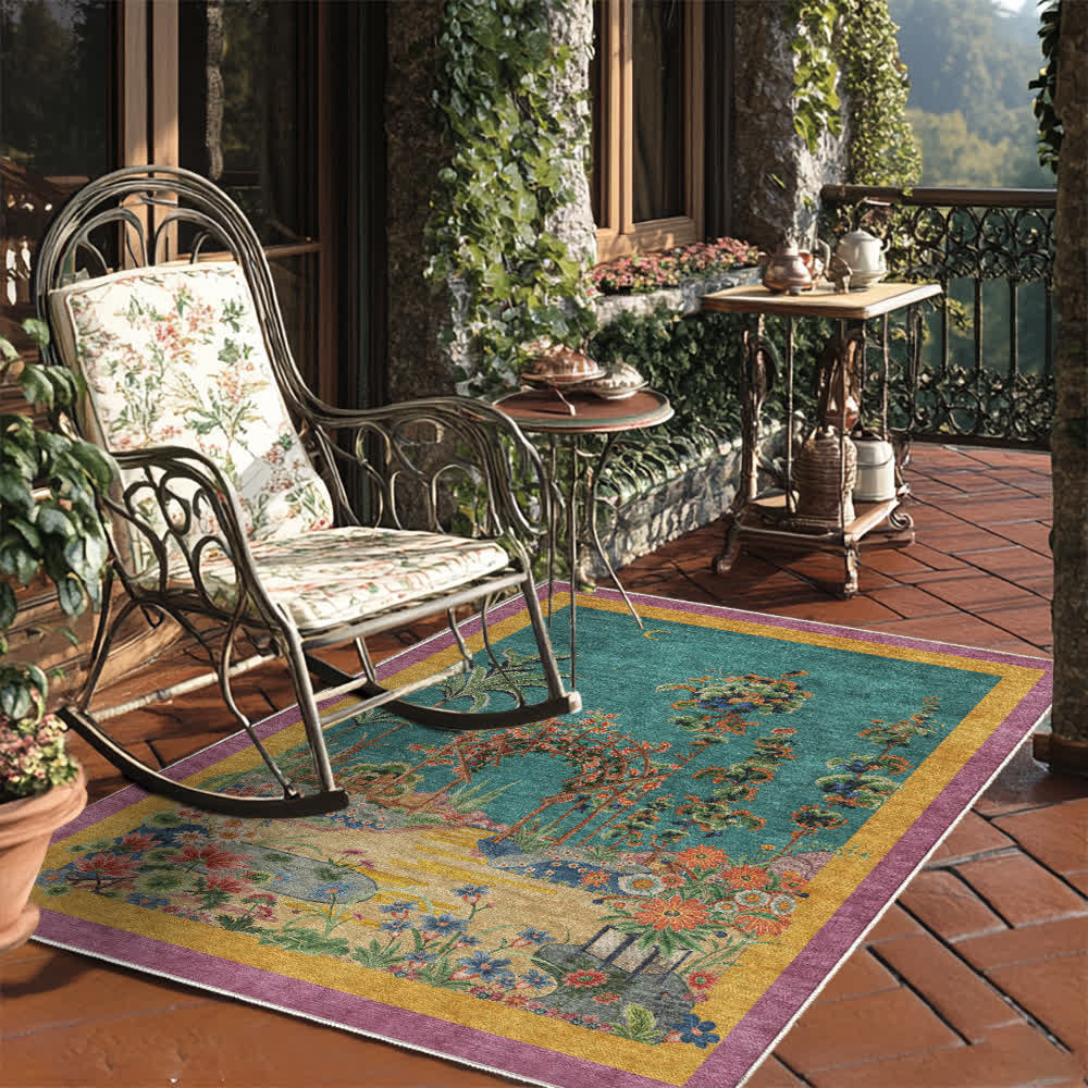 Natural Landscape Anti-slip Indoor Outdoor Rug