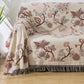Vintage Cotton Gauze Floral Tassel Quilt