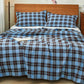 Cotton Yarn Vintage Plaid Quilt