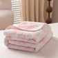Cotton Gauze Yarn-dyed Sunflower Jacquard Quilt - image 3