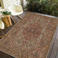 Persian Ethnic Style Anti-slip Washable Area Rug