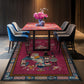 Elegant Vase Flowers Anti-slip Washable Area Rug