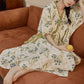 Pastoral Padded Short Sleeve Tie-Back Nightgown with Pocket - image 2