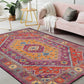 Retro Persian Geometric Anti-slip Indoor Outdoor Rug