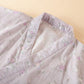 Floral Cotton Gauze Nightgown Home Wear