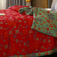 Retro Auspicious Reversible Summer Cotton quilt
