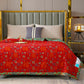 Retro Auspicious Reversible Summer Cotton quilt