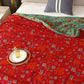 Retro Auspicious Reversible Summer Cotton quilt