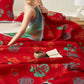 Pure Cotton Double-layer Gauze Auspicious Reversible Quilt