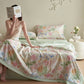 Elegant Floral Summer Bedding Set(4pcs)