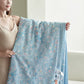Pastoral Blue Floral Summer Bedding Set(4pcs)