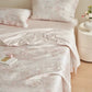 Pastoral Pink Floral Summer Bedding Set(4pcs)