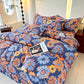 Retro Daisy Soft Cotton Gauze Bedding Set(4PCS)