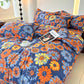 Retro Daisy Soft Cotton Gauze Bedding Set(4PCS)