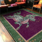 Oriental Retro Kirin Washable Soft Area Rug