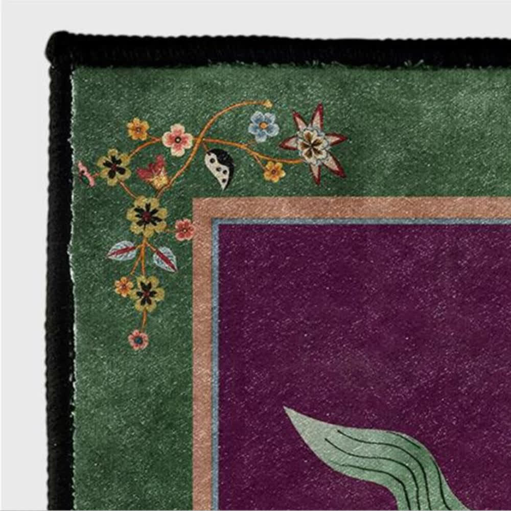 Oriental Retro Kirin Washable Soft Area Rug