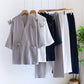 Unisex Bamboo Jacquard Kimono Pajama Set - image 0