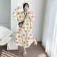 Plus Size Bear Chrry Jacquard Nightdress