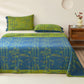 Bamboo Print Cotton Gauze Yarn-dyed Reversible Coverlet