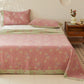 Fresh Floral Cotton Gauze Yarn-dyed Reversible Coverlet