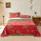 Peony Cotton Gauze Yarn-dyed Jacquard Reversible Coverlet