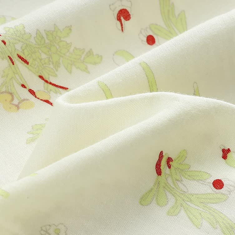 Long-sleeved Cotton Gauze Kimono Nightdress - image 3