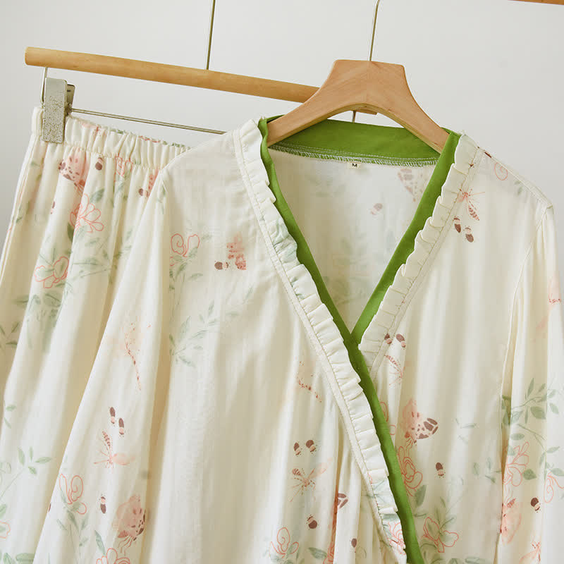 Bamboo Fiber Rustic Pajama Set