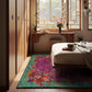 Vintage Rose Soft Washable Anti-slip Area Rug