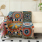 Artistic Floral Cotton Gauze Tassel Reversible Quilt