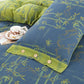 Bamboo Plant Cotton Gauze Reversible Bedding Set (4PCS)  - image 7