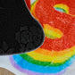 Rainbow Letters Soft Fleece Non-slip Bath Mat