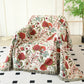 Pine Print Cotton Gauze Reversible Blanket