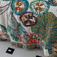 Plant Print Cotton Gauze Reversible Blanket
