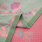 Orange Ginkgo Leaf Cotton Reversible Quilt