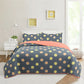 Fresh Lemon Print Cotton Quilt
