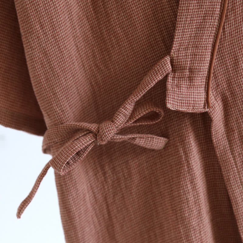 Unisex Cotton Gauze Kimono Pajama Set