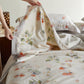 Strawberry Floral Lyocell Fiber Summer Silky Quilt