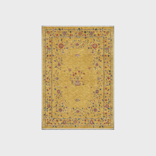 Retro Floral Foldable Indoor Outdoor Rug