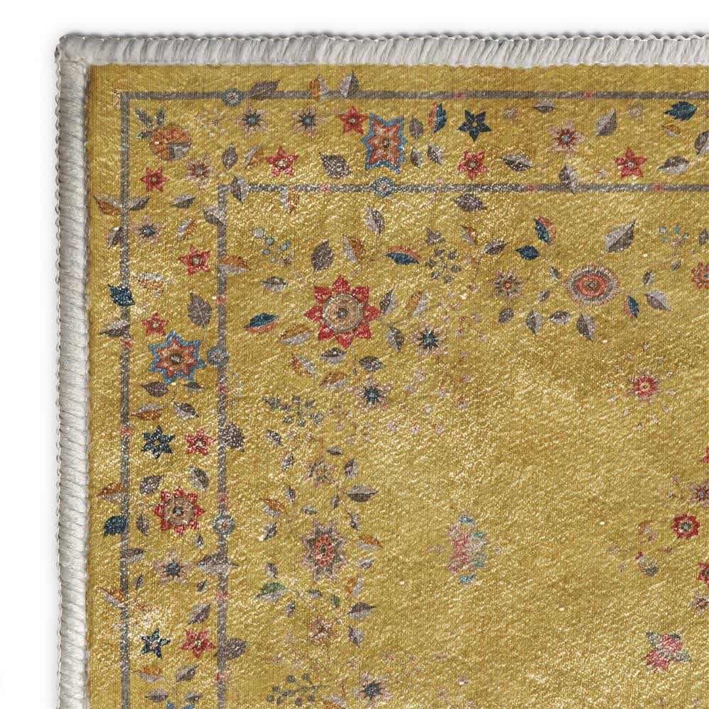 Retro Floral Foldable Indoor Outdoor Rug