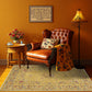 Retro Floral Foldable Indoor Outdoor Rug