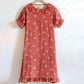 Tulip Print Cotton Gauze Jacquard Nightdress