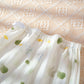 Leaf Print Cotton Gauze Kimono Adjustable Pajama Set