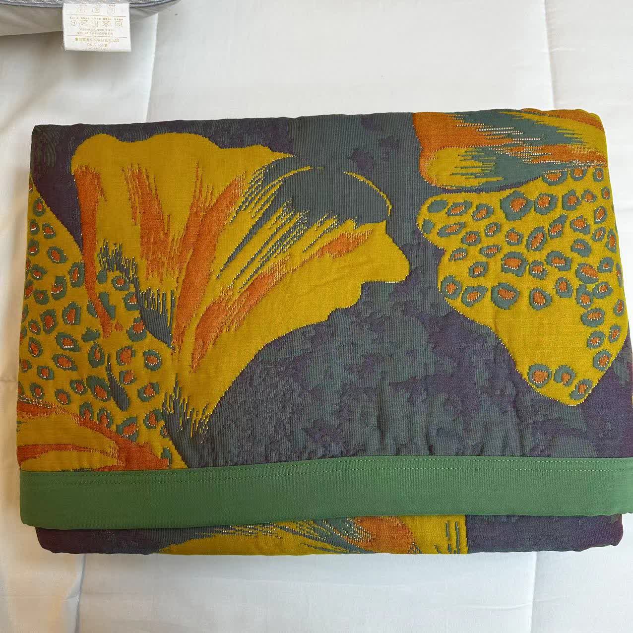 Ginkgo Leaf Soft Cotton Gauze Quilt