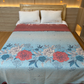 Luxurious Rose Print Cotton Quilt