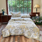 Luxurious Floral Jacquard Summer Cotton Quilt