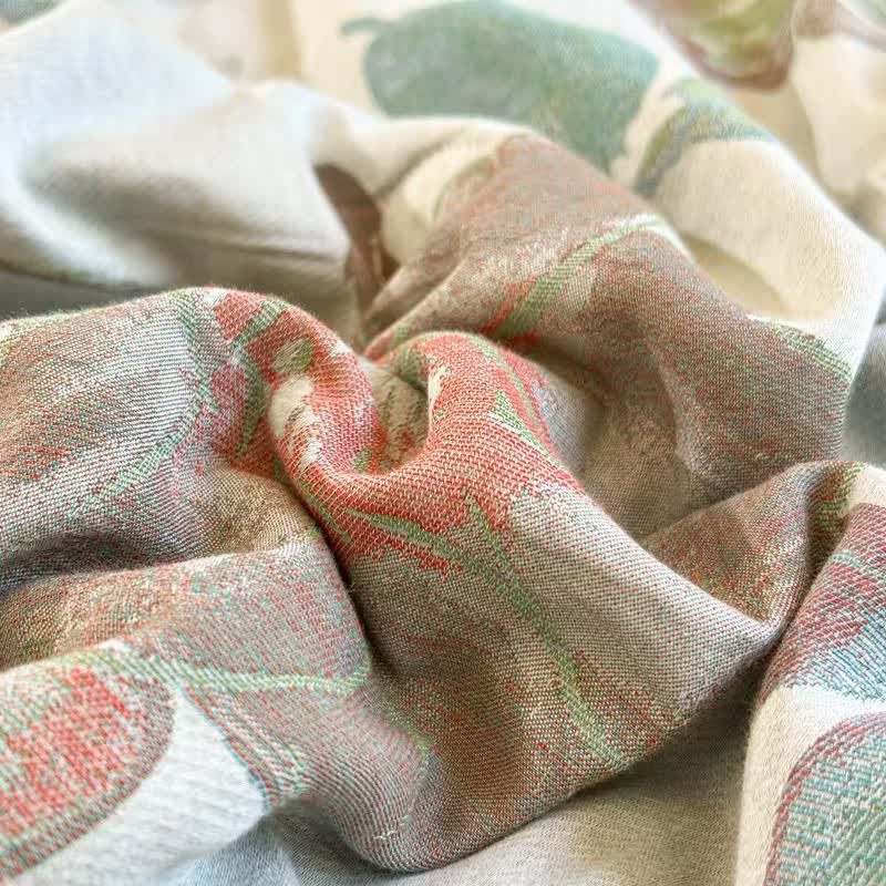 Luxurious Floral Jacquard Summer Cotton Quilt