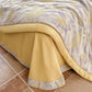 Elegant Floral Pure Cotton Double-layer Gauze Summer Quilt