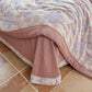Elegant Floral Pure Cotton Double-layer Gauze Summer Quilt