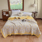 Elegant Floral Pure Cotton Double-layer Gauze Summer Quilt